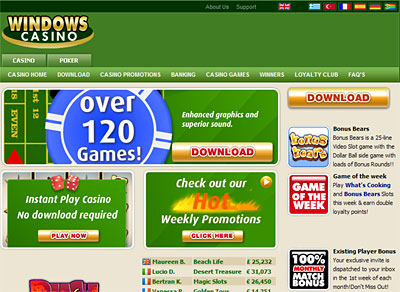 WINDOWS ONLINE CASINO