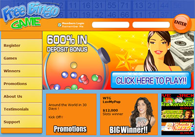 Free Bingo Game Online Bingo Room